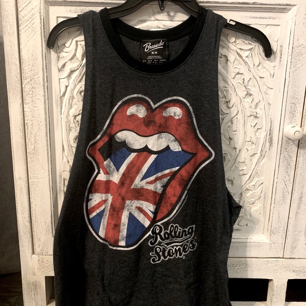 Forever21 Rolling Stones Cutoff Style Tank